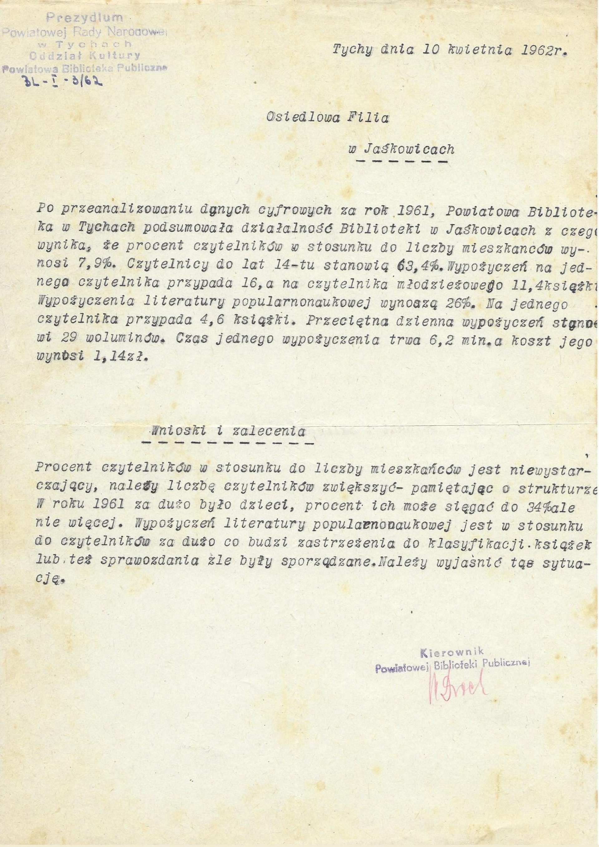 1.2. Filia Jaśkowice